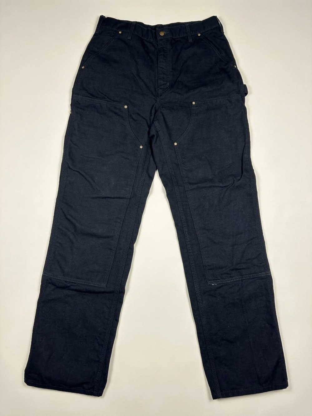 Carhartt Men’s Double-Knee Front loose original Fit Pants Black Size 34x32